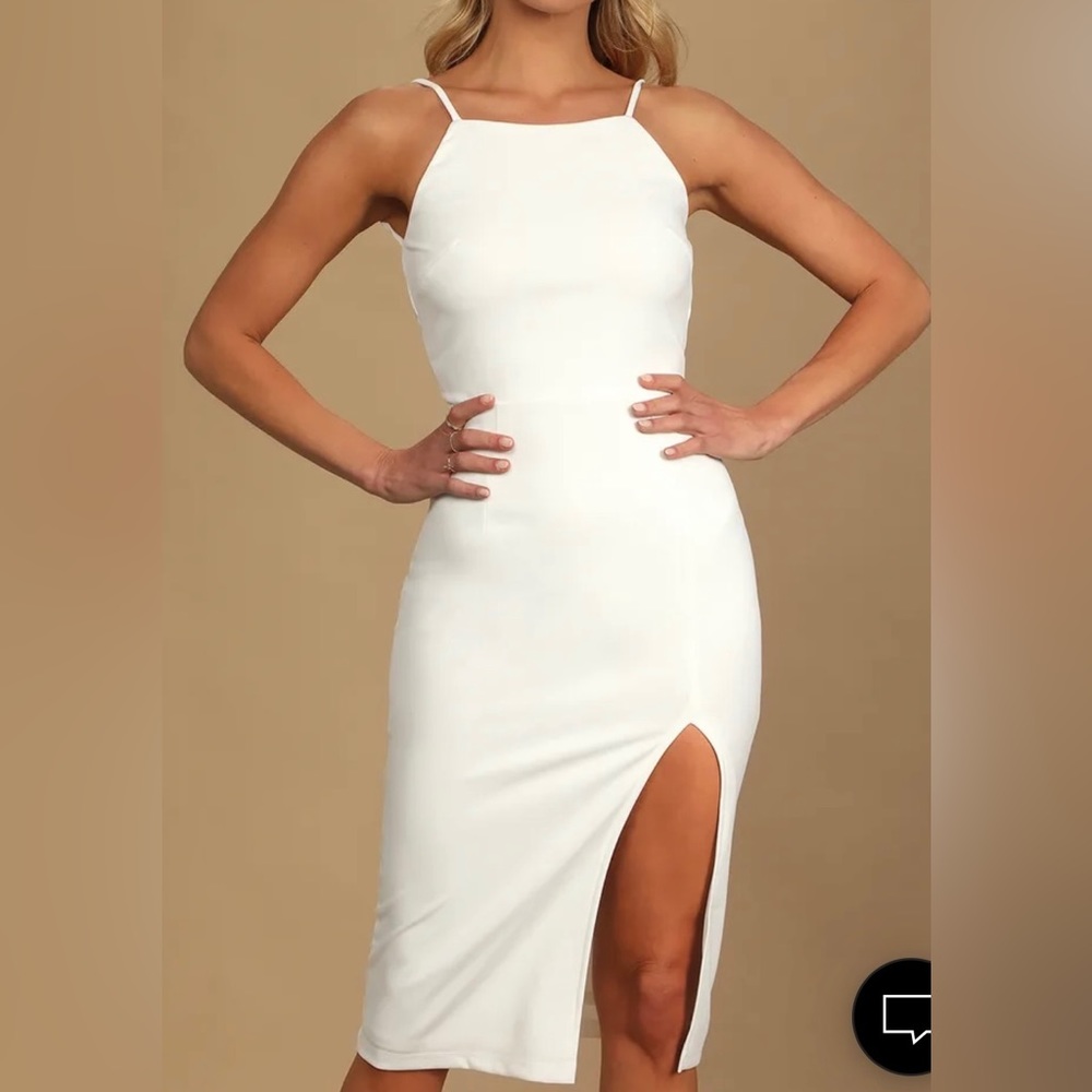 Never worn before white dress